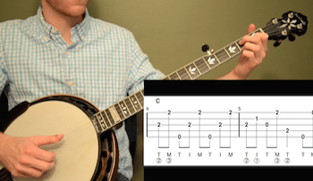 Leaning On The Everlasting Arms Beginner Banjo Lesson