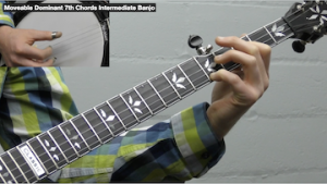 Moveable Dominant 7th Chords Banjo Lesson