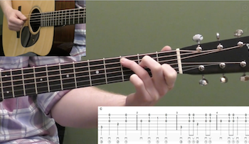 Playing Melody While Strumming Beginner Guitar Lesson